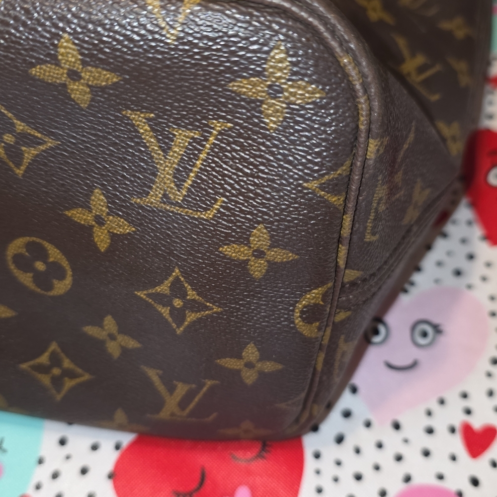 Louis Vuitton Dark Brown Monogram Tote NEVERFUL MM - Picture 3 of 9